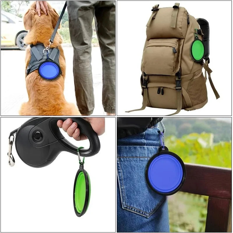 Portable Silicone Pet Water Dispenser