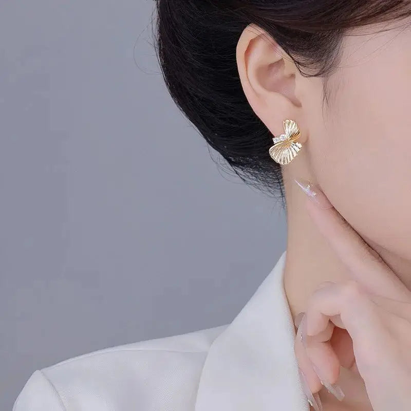 Simple Gold Color Metal Spiral Earrings for Women Fashion Statement  Zirocn Stud Earring Jewelry Gifts Pendiente